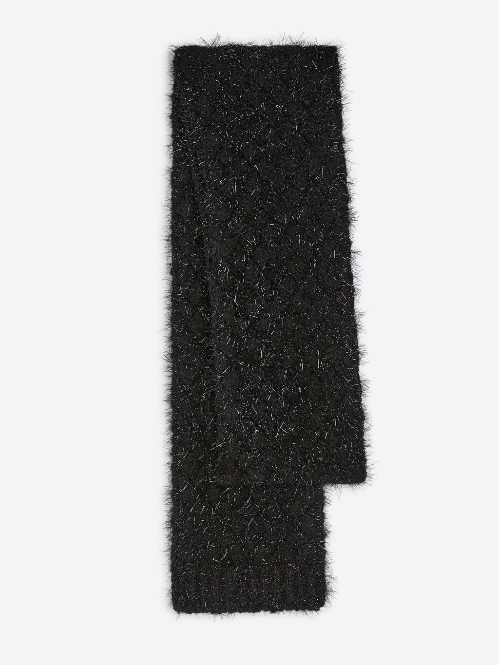Metallized Knit Scarf