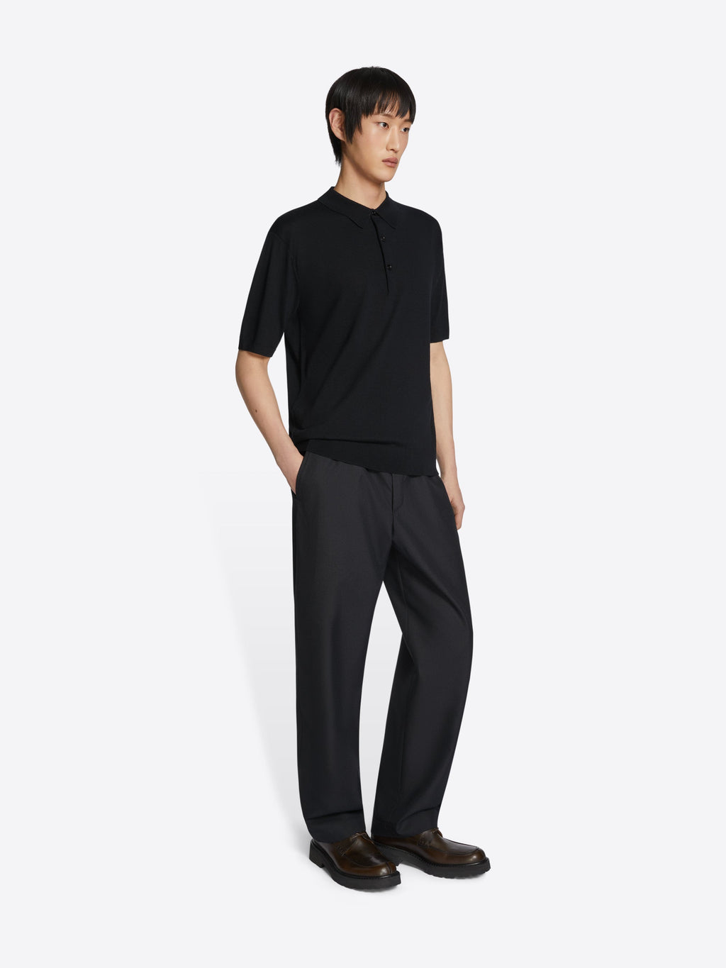 Merino Wool Polo Shirt