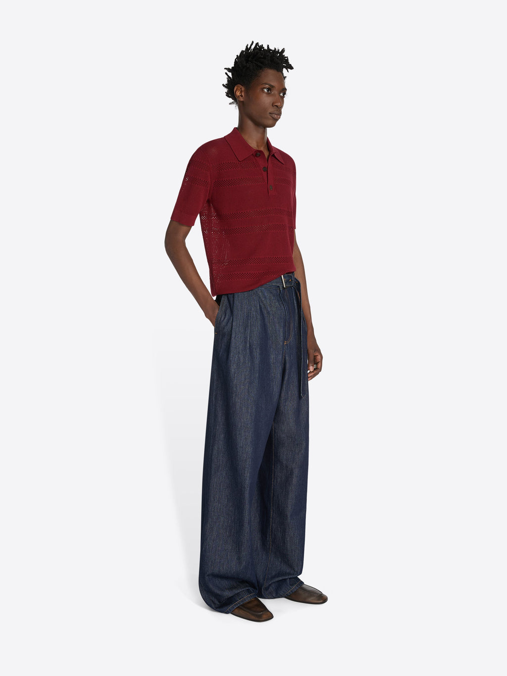 Mesh Polo Shirt