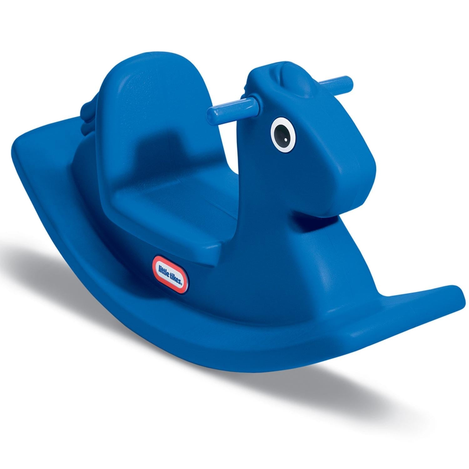 Rocking Horse - Primary Blue - Classic Blue Rocking Horse with Stable Low Seat