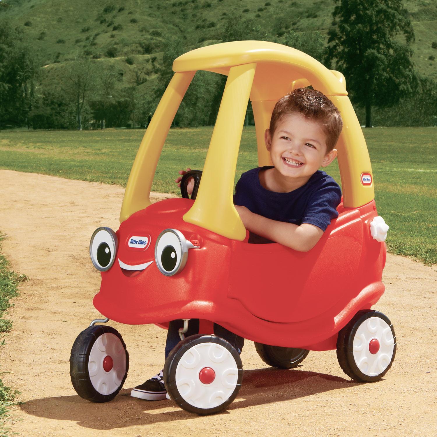 Cozy Coupe - Foot-Powered Toddler Car with Parent Push Handle