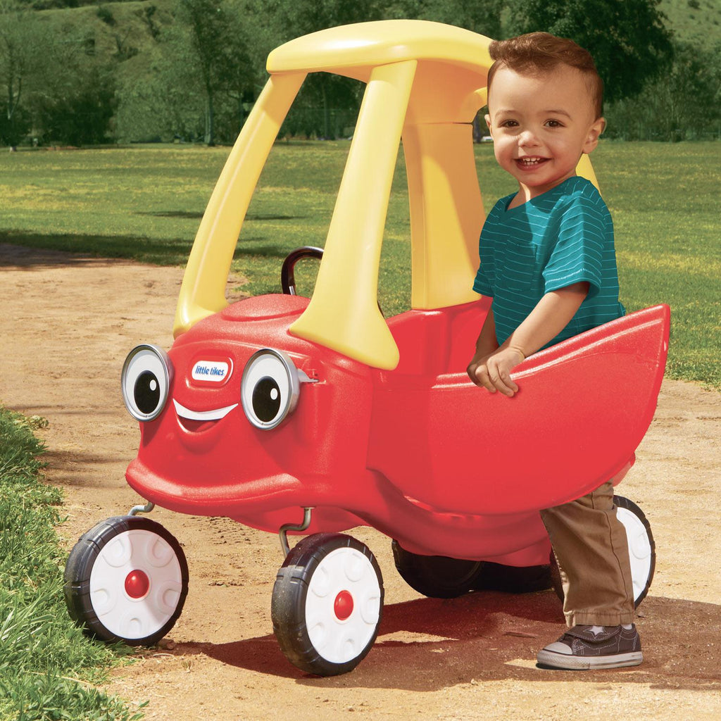 Cozy Coupe - Foot-Powered Toddler Car with Parent Push Handle