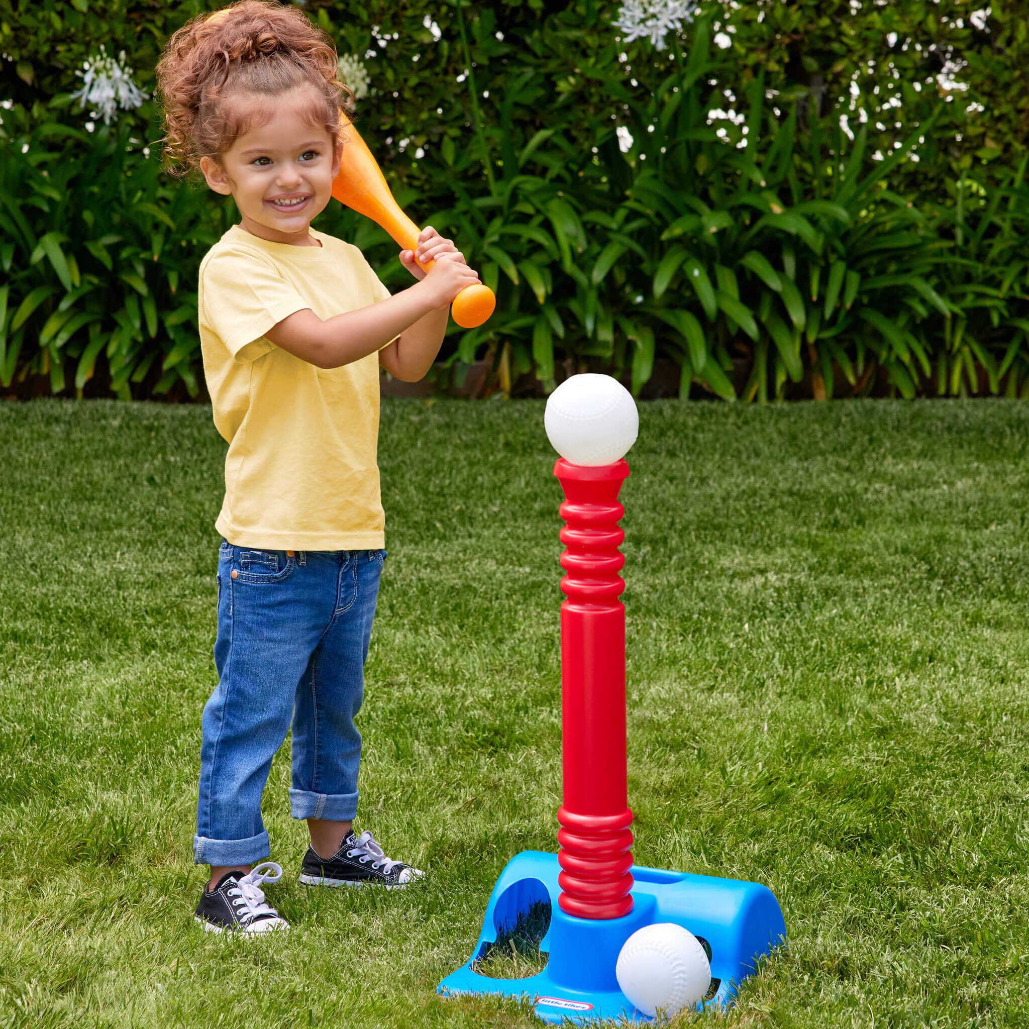 TotSports T-Ball Set - Oversized Bat and Ball Set for First Hits