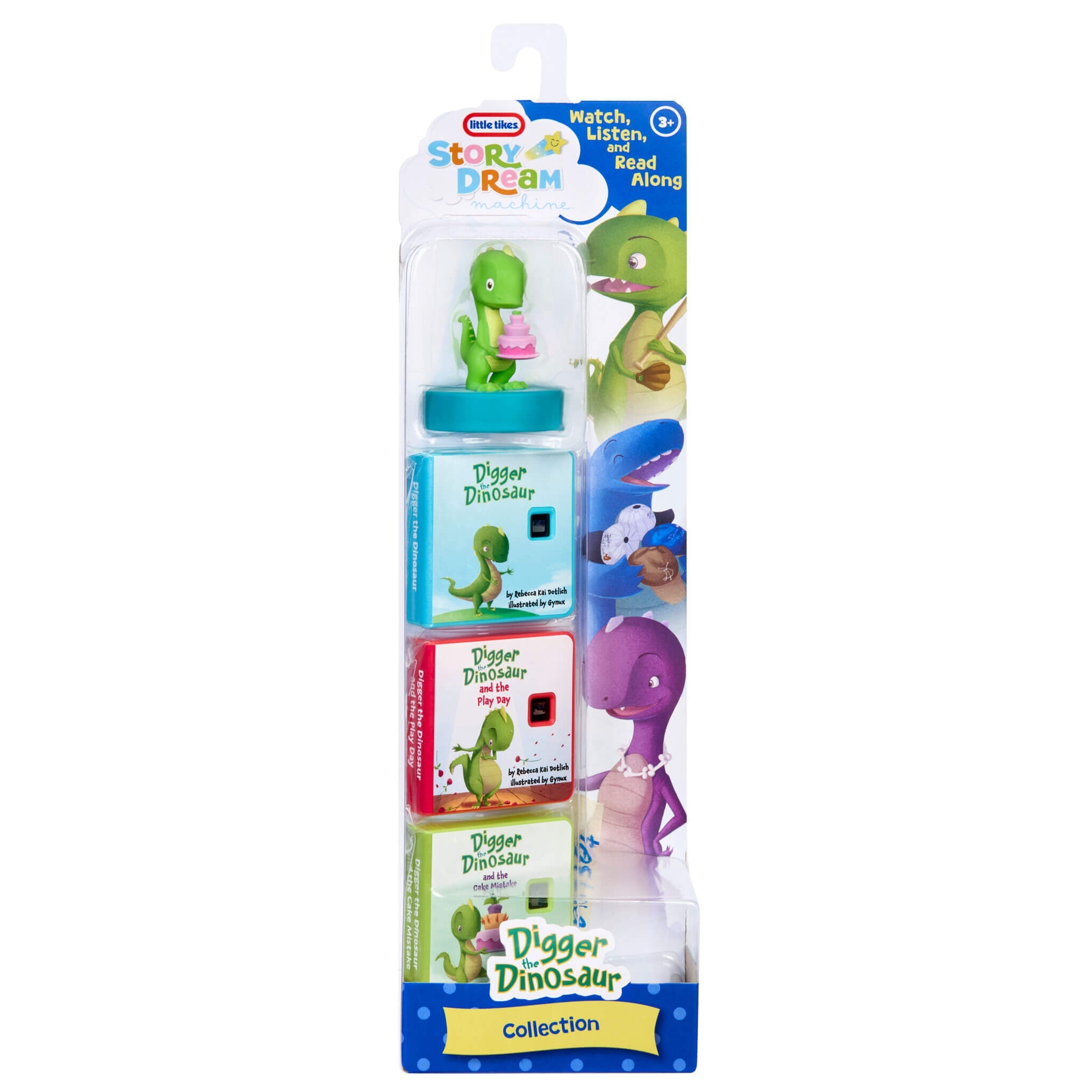 Story Dream Machine Harper Collins Digger the Dinosaur - Digger the Dinosaur Pack with Character and Lights