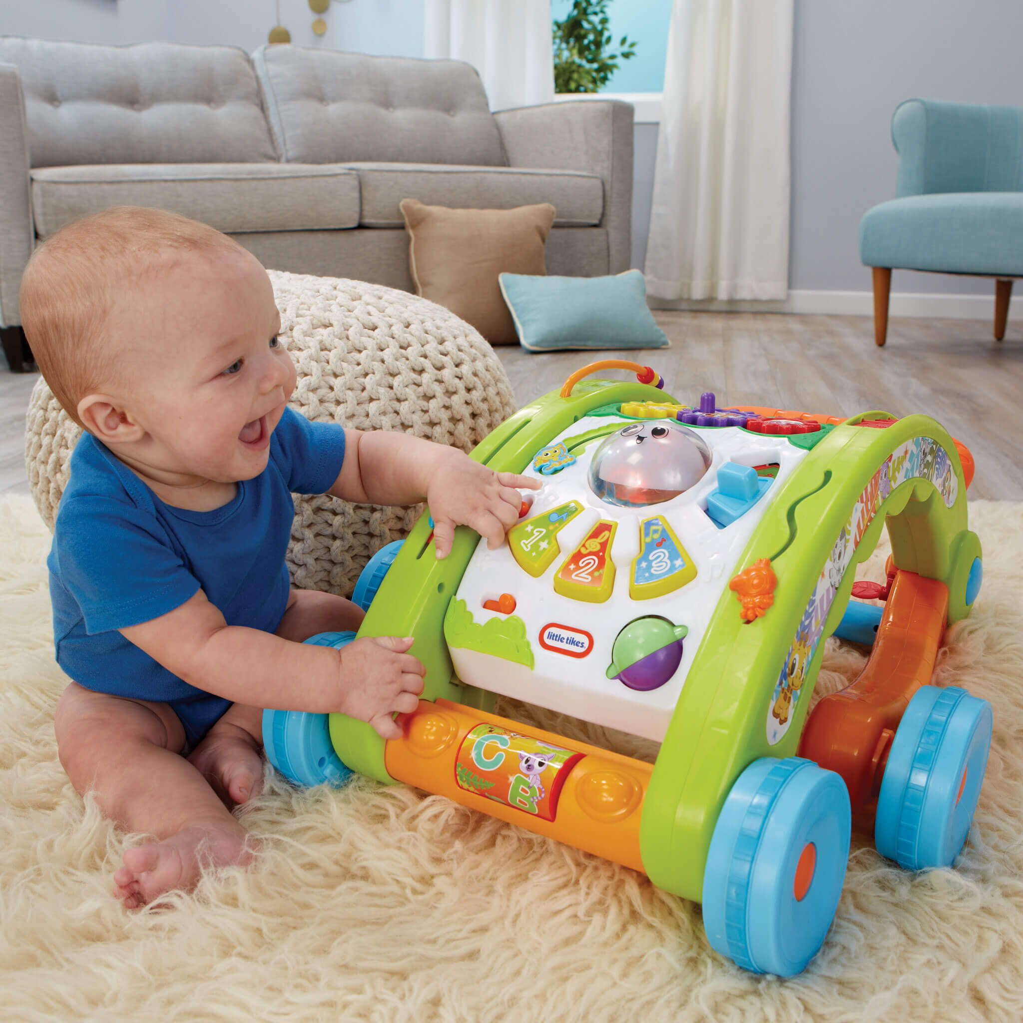 Learn and Play 3-in-1 Activity Walker - Activity Walker with Ground-Projected Lights