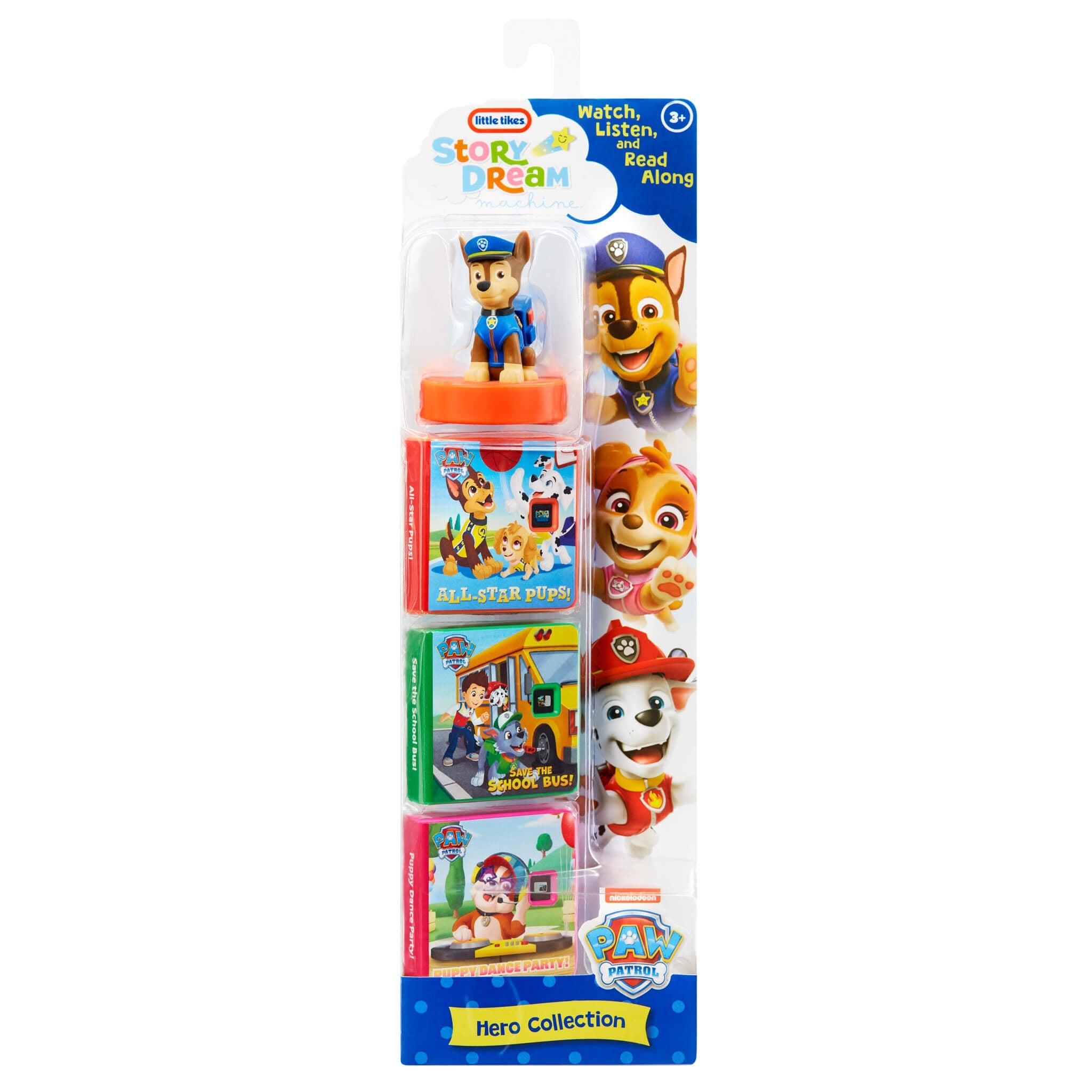 Story Dream Machine Paramount PAW Patrol Hero Collection - PAW Patrol Story Collection with Light Effects