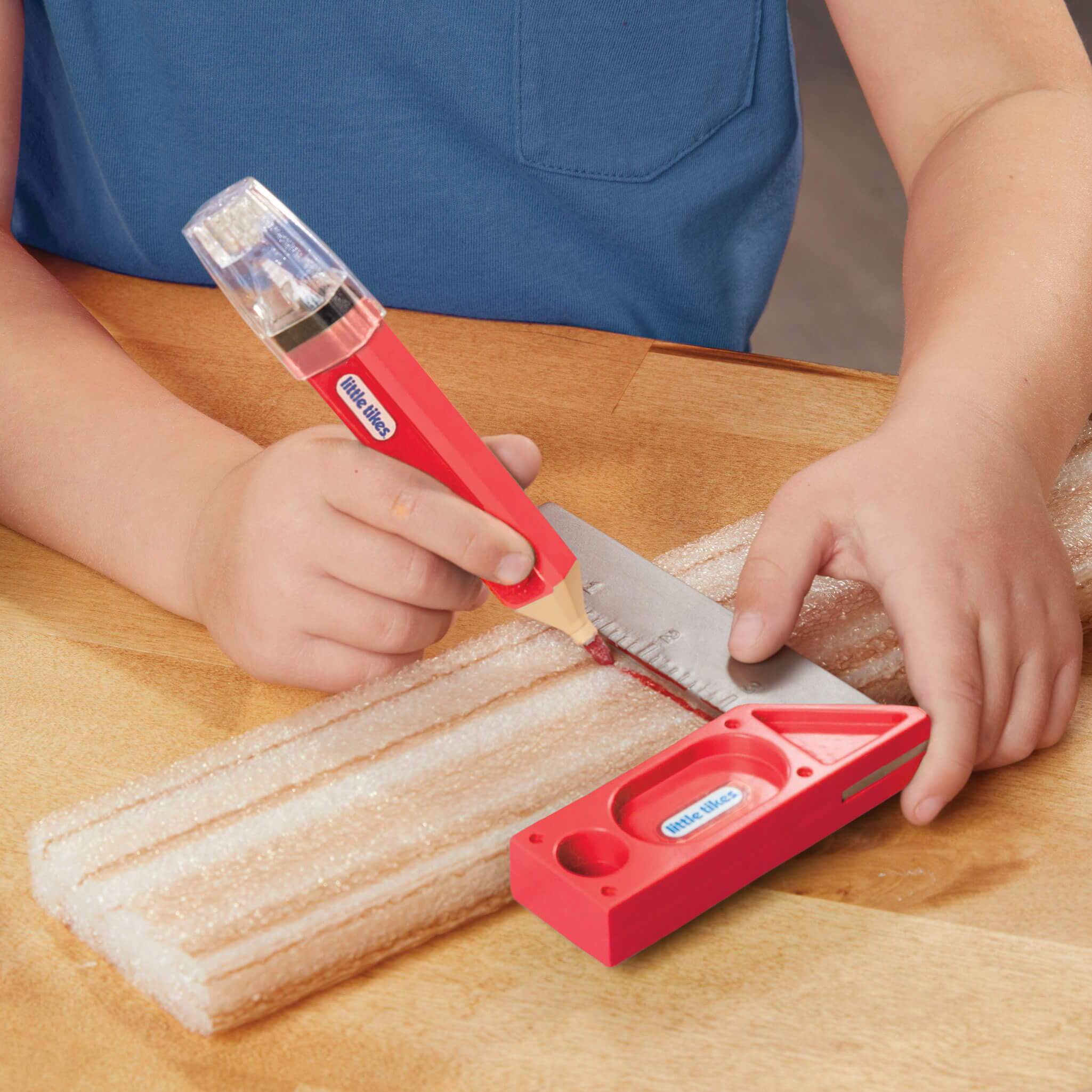 Creative Construction Measure and Cut Set - Realistic Measure-and-Cut Tools for Building Play