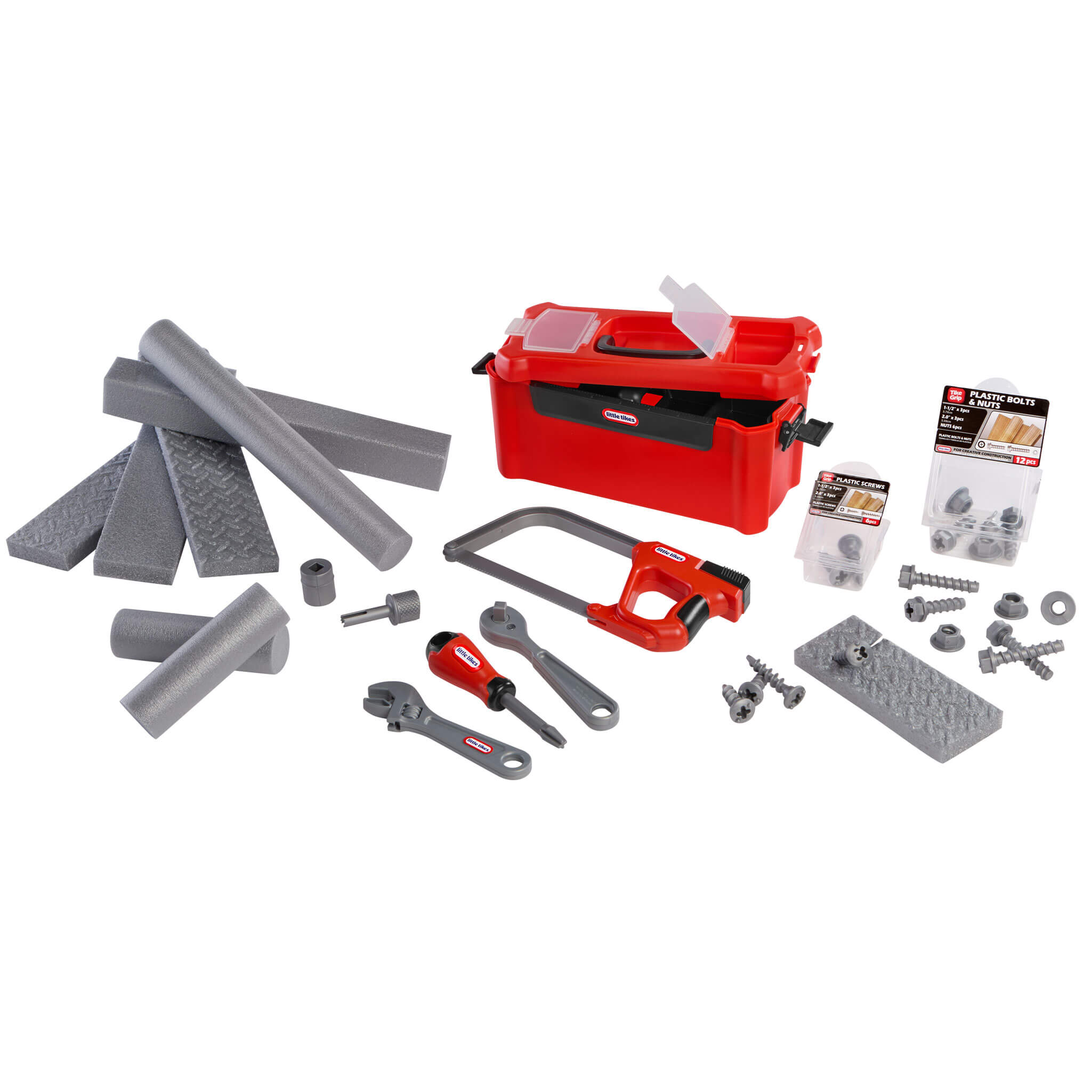 Creative Construction Tool Box Set - Kids Tool Box with Realistic Workshop Accessories