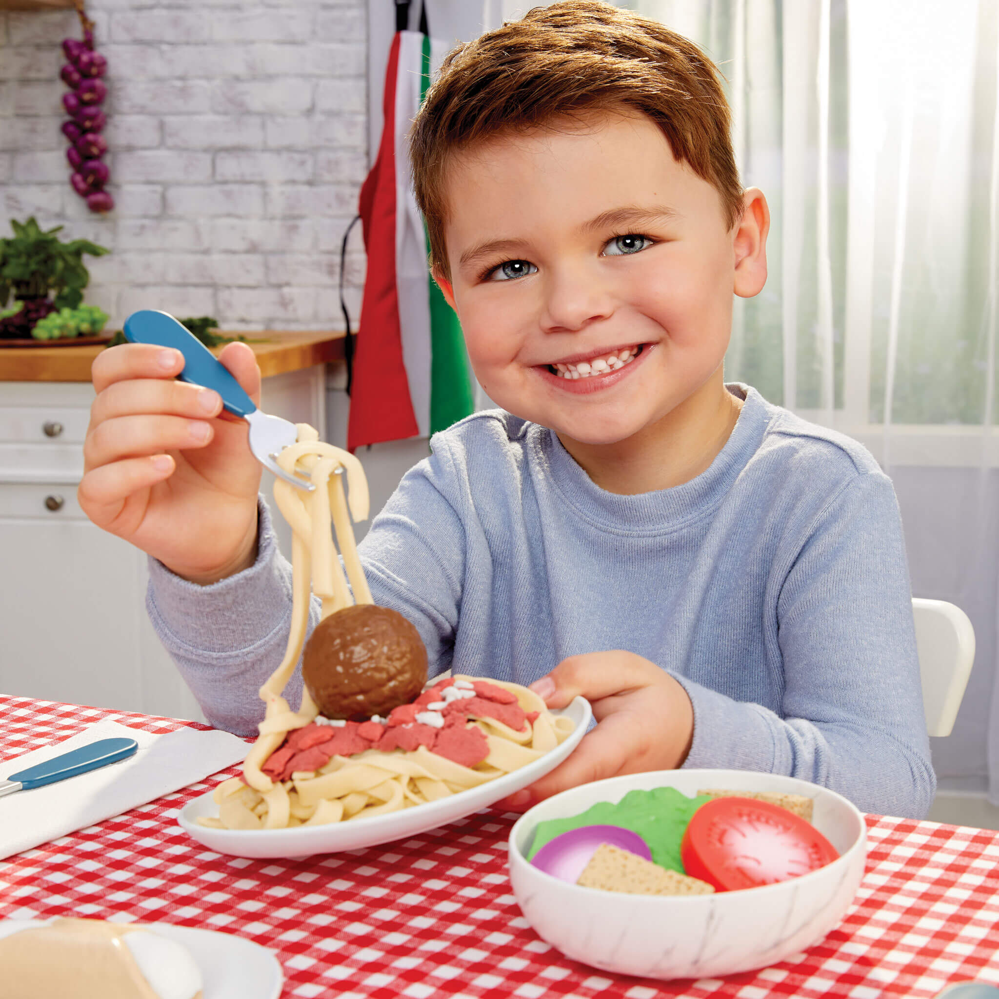 Creative Chefs Italian Restaurant Kit - Italian Cooking Kit with Reusable Ingredients