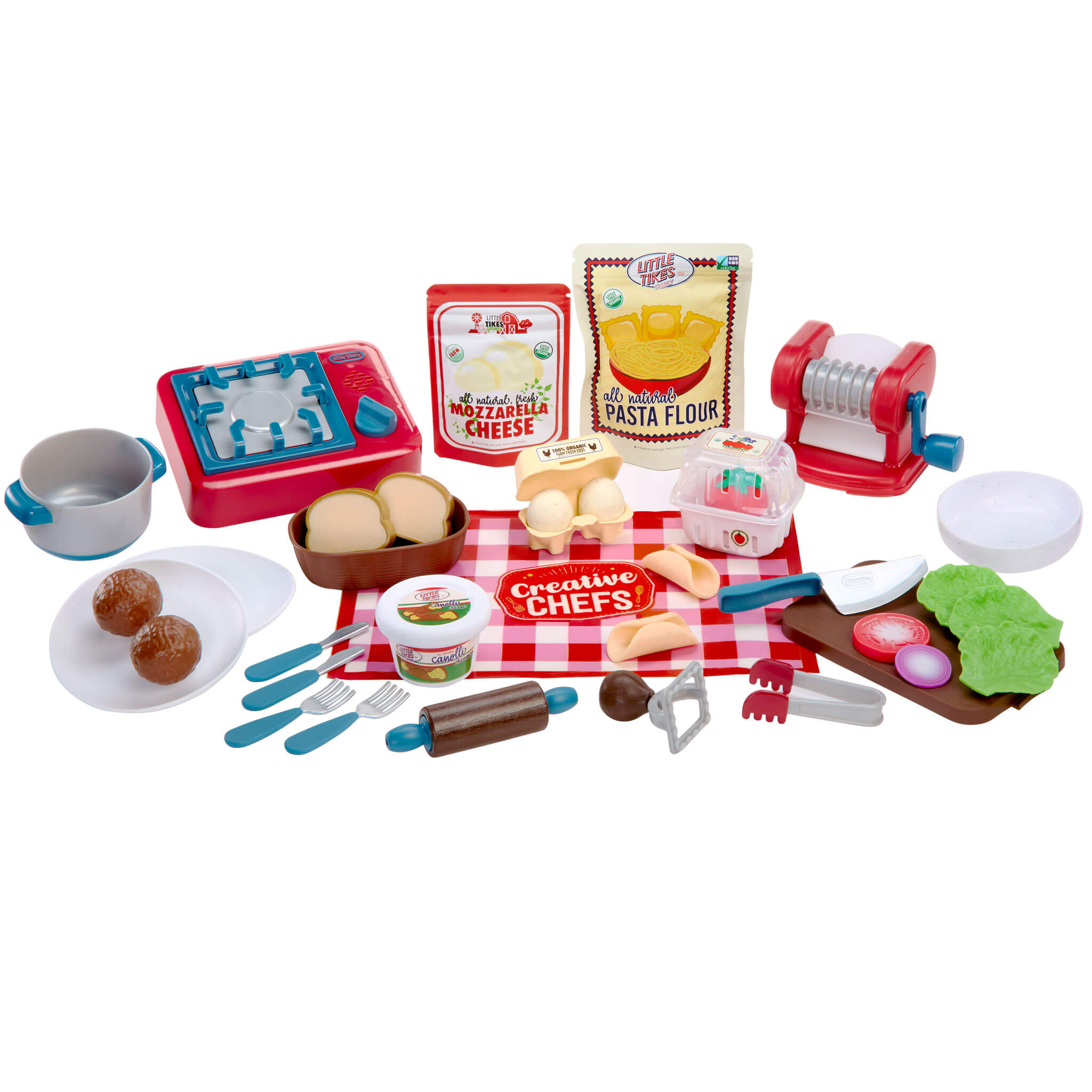 Creative Chefs Italian Restaurant Kit - Italian Cooking Kit with Reusable Ingredients