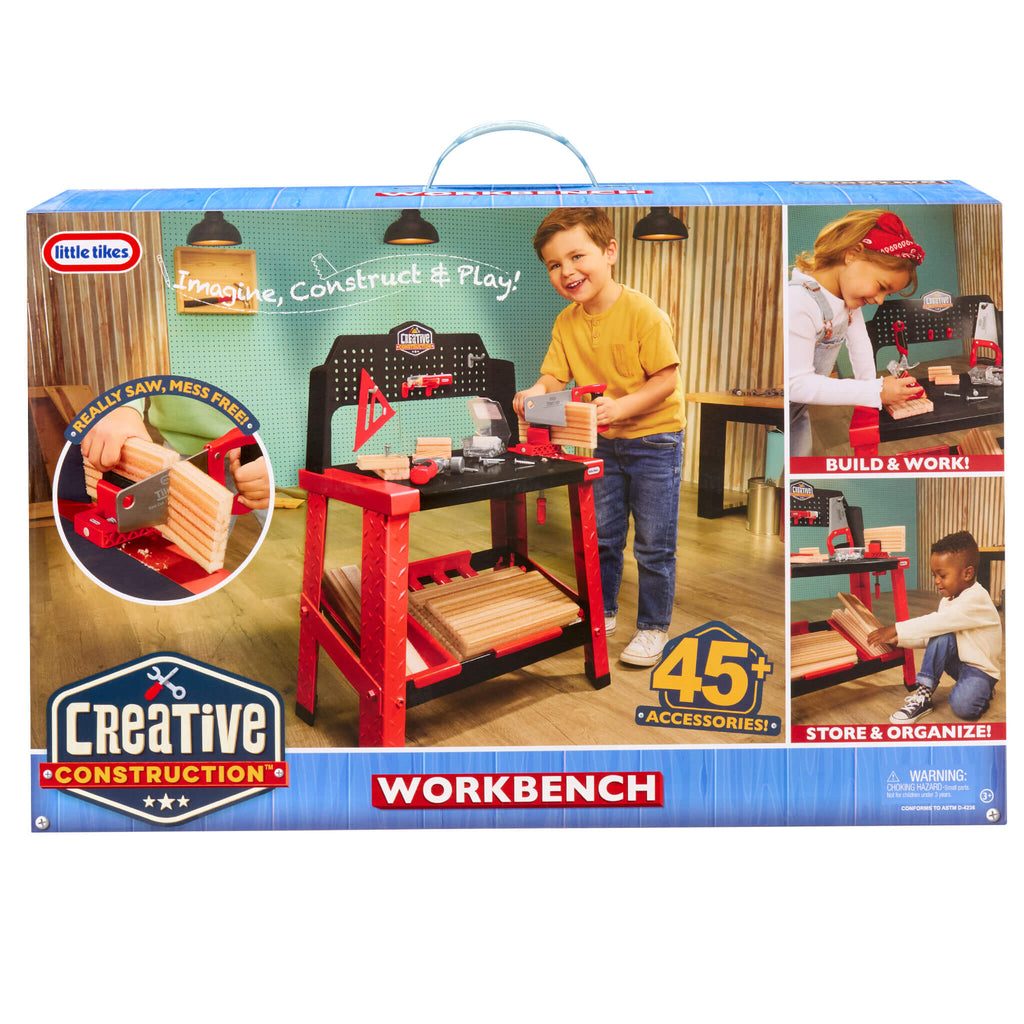 Creative Construction Workbench - Hands-On Construction Station for Young Builders