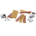 Creative Construction Wood, Nails and Screw Bundle - Wood, Foam Nails and Screws for Creative Projects
