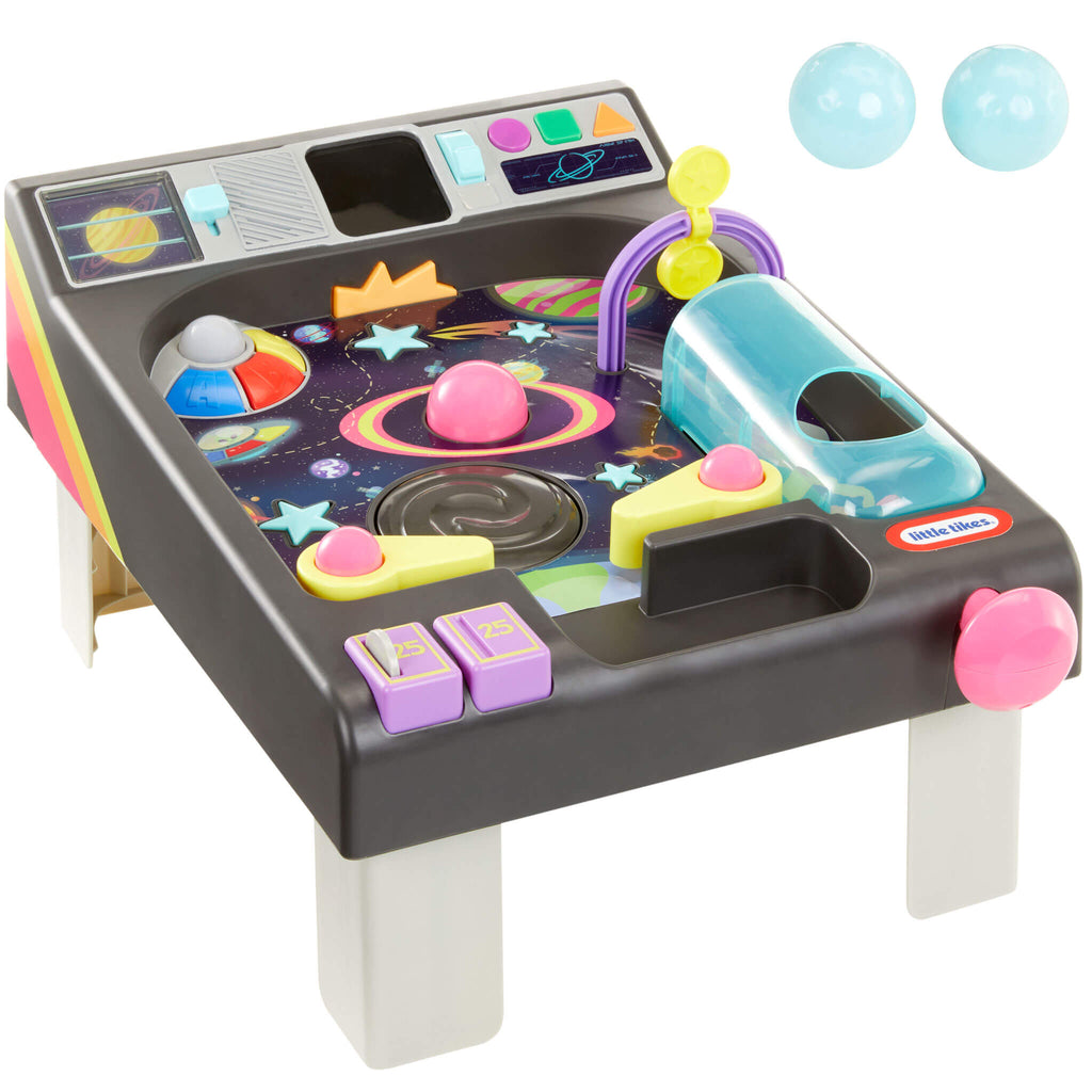 Old School My First Pinball Activity Table - Light-Up Pinball Table with Sounds and Play Balls