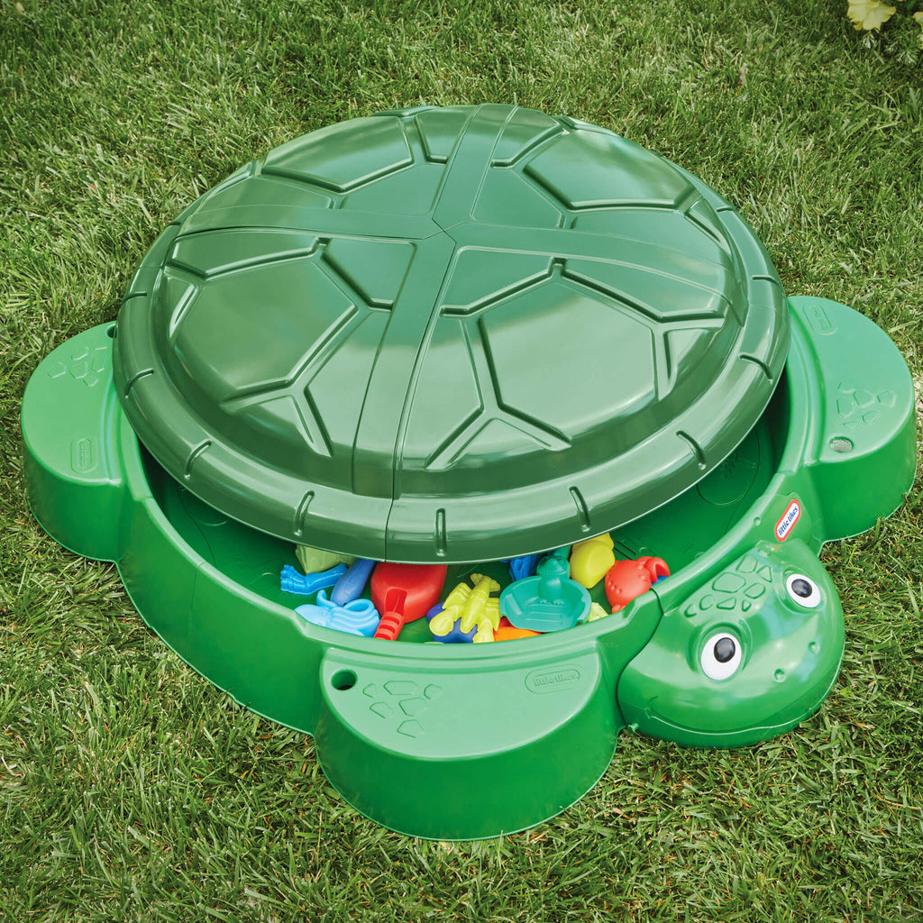 Turtle Sandbox - Classic Turtle Sandbox with Built-In Seats