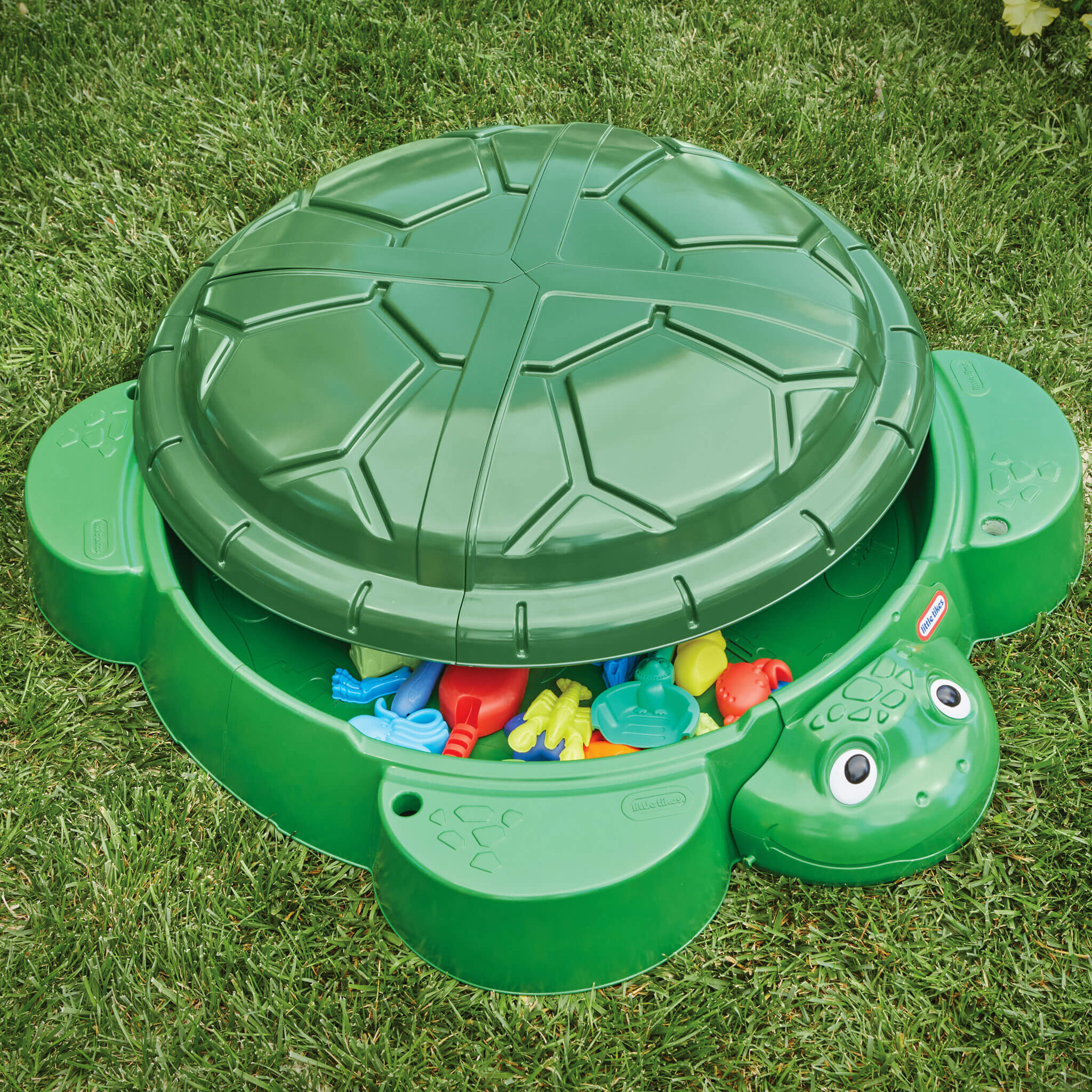 Turtle Sandbox - Classic Turtle Sandbox with Built-In Seats
