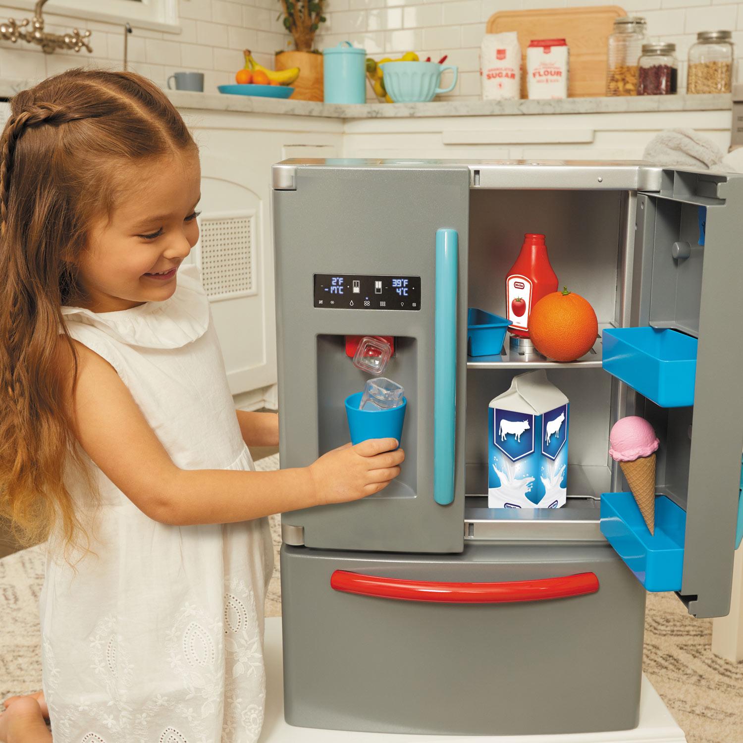 First Fridge - Interactive Play Refrigerator with Working Details